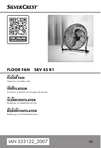 Handleiding SilverCrest IAN 353122 Ventilator