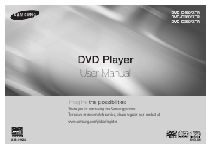 Kullanım kılavuzu Samsung DVD-C450 DVD oynatıcısı
