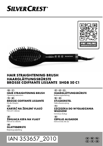 Návod SilverCrest SHGB 50 C1 Žehlička na vlasy