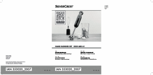 Mode d’emploi SilverCrest IAN 353020 Mixeur plongeant