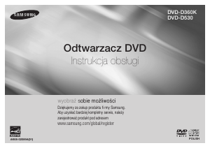 Instrukcja Samsung DVD-D530 Odtwarzacz DVD