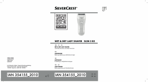 Manual SilverCrest SLSN 3 B2 Shaver