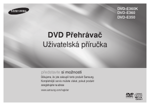 Instrukcja Samsung DVD-E350 Odtwarzacz DVD