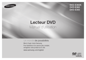 Manual Samsung DVD-E350 Leitor de DVD