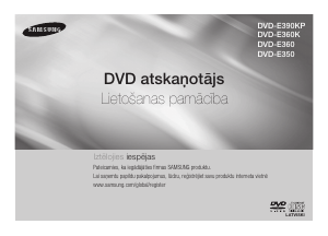 Rokasgrāmata Samsung DVD-E360 DVD atskaņotājs