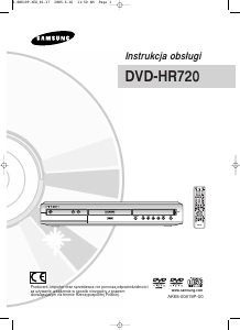 Instrukcja Samsung DVD-HR720 Odtwarzacz DVD