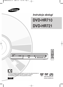 Instrukcja Samsung DVD-HR721 Odtwarzacz DVD
