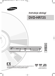 Instrukcja Samsung DVD-HR725 Odtwarzacz DVD