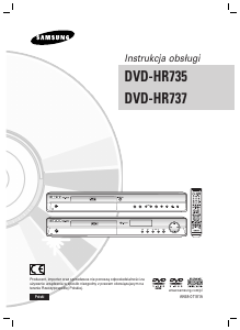 Instrukcja Samsung DVD-HR737 Odtwarzacz DVD
