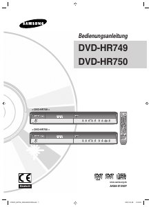 Bedienungsanleitung Samsung DVD-HR749 DVD-player