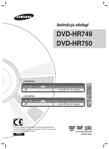 Instrukcja Samsung DVD-HR750 Odtwarzacz DVD