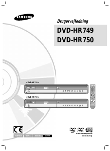 Brugsanvisning Samsung DVD-HR750 DVD afspiller