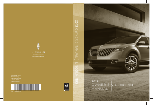 Manual Lincoln MKX (2013)