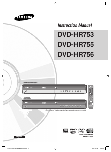 Handleiding Samsung DVD-HR753 DVD speler