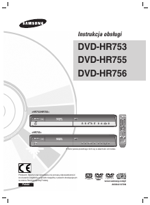 Instrukcja Samsung DVD-HR753 Odtwarzacz DVD
