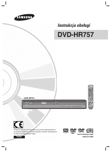 Instrukcja Samsung DVD-HR757 Odtwarzacz DVD