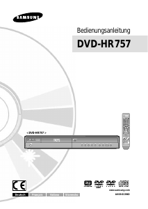 Manuale Samsung DVD-HR757 Lettore DVD