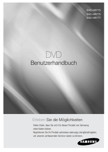 Bedienungsanleitung Samsung DVD-HR773 DVD-player