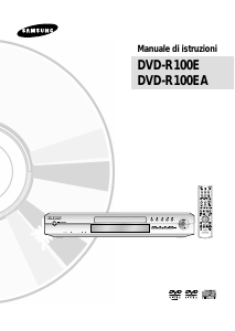 Manuale Samsung DVD-R100E Lettore DVD