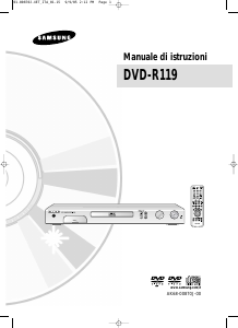 Manuale Samsung DVD-R119 Lettore DVD