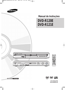 Manual Samsung DVD-R120E Leitor de DVD