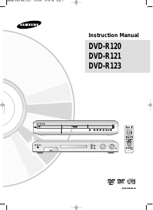 Manual Samsung DVD-R121 DVD Player