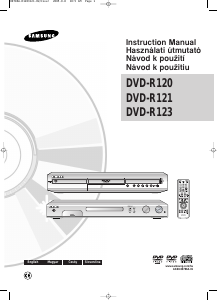 Manuál Samsung DVD-R121 Přehrávač DVD