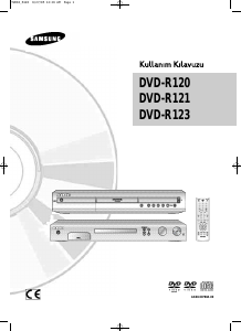 Kullanım kılavuzu Samsung DVD-R121 DVD oynatıcısı