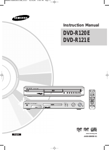 Manual Samsung DVD-R121E DVD Player