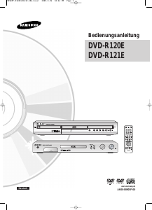 Bedienungsanleitung Samsung DVD-R121E DVD-player