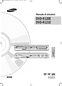 Manuale Samsung DVD-R121E Lettore DVD
