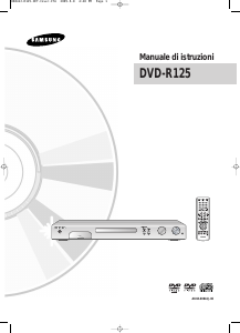 Manuale Samsung DVD-R125 Lettore DVD