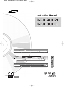 Manual Samsung DVD-R128 DVD Player