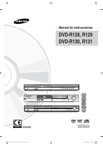 Manual de uso Samsung DVD-R129 Reproductor DVD