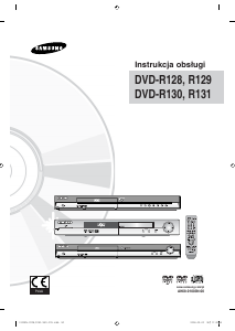 Instrukcja Samsung DVD-R130 Odtwarzacz DVD