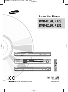 Manual Samsung DVD-R131 DVD Player