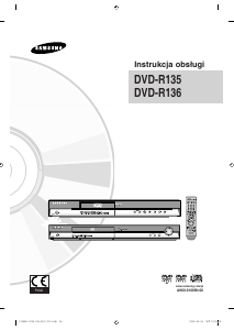 Instrukcja Samsung DVD-R135 Odtwarzacz DVD
