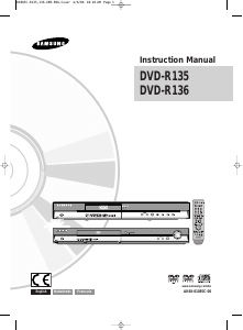 Mode d’emploi Samsung DVD-R135 Lecteur DVD