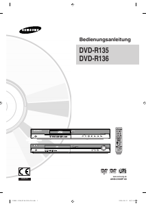 Bedienungsanleitung Samsung DVD-R135 DVD-player