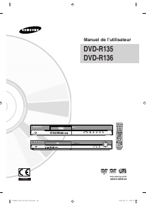 Mode d’emploi Samsung DVD-R136 Lecteur DVD