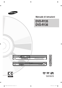 Manuale Samsung DVD-R136 Lettore DVD