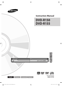 Εγχειρίδιο Samsung DVD-R150 Συσκευή αναπαρωγής DVD