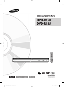 Bedienungsanleitung Samsung DVD-R150 DVD-player