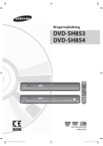 Brugsanvisning Samsung DVD-SH853 DVD afspiller