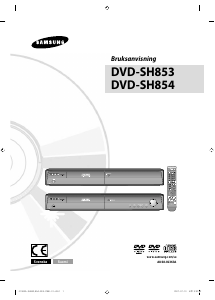 Bruksanvisning Samsung DVD-SH853 DVD spelare