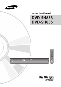 Manual Samsung DVD-SH853 DVD Player