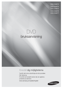 Bruksanvisning Samsung DVD-SH873 DVD spelare