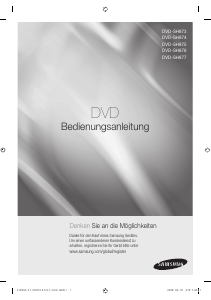 Bedienungsanleitung Samsung DVD-SH875 DVD-player