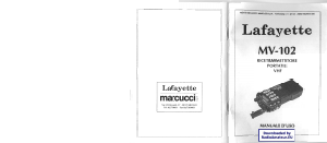 Manuale Lafayette MV-102 Ricetrasmittente