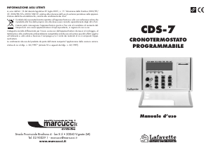 Manuale Lafayette CDS-7 Termostato